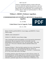 William L. Ebert v. Commissioner of Internal Revenue, 986 F.2d 1427, 10th Cir. (1993)