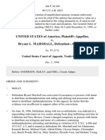 United States v. Bryant L. Marshall, 166 F.3d 349, 10th Cir. (1998)