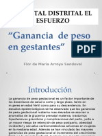 Ganancia de Peso en Gestantes