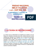 Teoría de Restricciones en Las Operaciones de Produccion