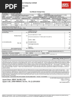 HDFC ERGO General Insurance Company Limited: Policy No. 2312 1000 6143 1100 000