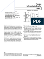 Precision Instrumentation Amplifier: V P-P 0.1 HZ To 10 HZ