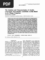 The Isolation and Characterisation of Jacalin Artocarpus Heterophyllus Jackfruit Lectin Based On Its Charge Properties 1995 The International Journal