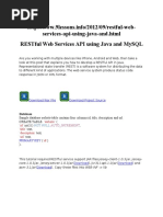 Restful Webservices Tutorial With Examples