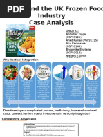 Birds Eye and The UK Frozen Foods Industry Case Analysis