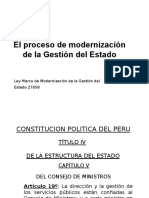 Proceso de Modernizacion de Gestion - Estado