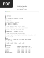 Model Linear