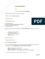 TKT-Determiners and Quantifiers