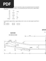 Ejercicio Del Diseño de Un Sifon