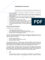 Decode Guidelines For Research Proposals