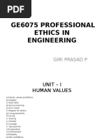 Ge6075 Professional Ethics in Engineering