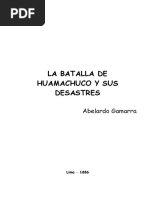 La Batalla de Huamachuco y Sus Desastres - Abelardo Gamarra