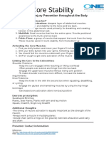 Obf Handout For Core Stability