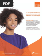 Cambridge Igcse Poster