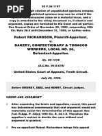 Richardson v. Bakery, 92 F.3d 1197, 10th Cir. (1996)