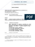 Carta Solicitando Copias de Adendas de Ampliaciones de Plazo