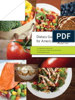 Dietary Guidelines Allowances For Americans 2010 USDA