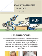 Mutaciones e Ingenieria Genética 4 Eso PDF