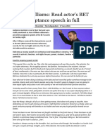 Jesse Williams BET Speech PDF