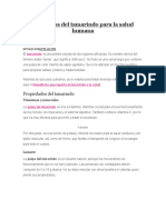 Beneficios Del Tamarindo para La Salud Humana