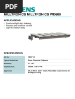 7MH7185 Siemens Milltronics WD600 Belt Scale