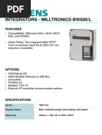 7MH7152 Siemens Milltronics BW500/L Integrators