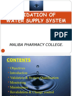 Water System Validation