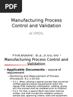 Manufacturing Process Validation - New