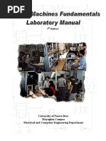 UPRM Electric Machines Laboratory Manual PDF