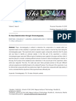 Paper Chromatography