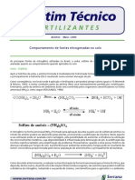 Comportamento de Fontes Nitrogenadas No Solo