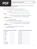 Notação Científica Notacao de Engenharia Exercícios