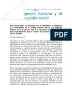 Sobre La Crianza de Los Niños Pequeños y El Desarrollo de La Capacidad de Pensar