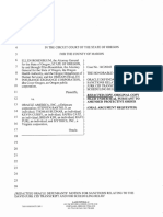 REDACTED Oracle Defendants' Motion For Sanctions Relating To The David Jurk CID Transcript Including Scheduling Relief