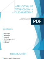 Application of Nanotechnology in Civil Engineering