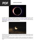 Qué Son Los Eclipses