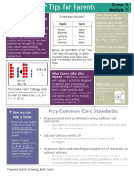 Eureka Math Grade 2 Module 1 Parent Tip Sheet 092415