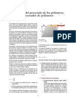 Principios Del Procesado de Los Polímeros. Procesados de Polímeros