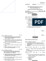 End Semester Examination, 2014-15