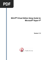 Big-Ip Virtual Edition Setup Guide For Microsoft Hyper-V