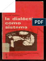 Orudzhev La Dialectica Como Sistema 1080066513 - MA PDF