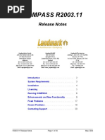 COMPASS R2003.11: Release Notes