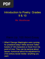 Introduction To Poetry