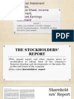 Financial Statement Analysis, Balance Sheet, Income Statement, Retained Earnings Statement