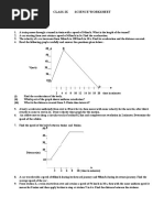 Motion - Worksheet Ch-8 CBSE Class 9