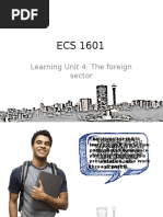 Learning Unit 4: The Foreign Sector