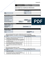 Ficha de Observación de La Sesion de Aprendizaje Ccesa007