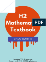 H2 Mathematics Textbook (Choo Yan Min)