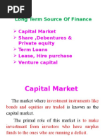 Unit - 5: Long Term Source of Finance