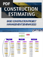 Construction Estimating PDF